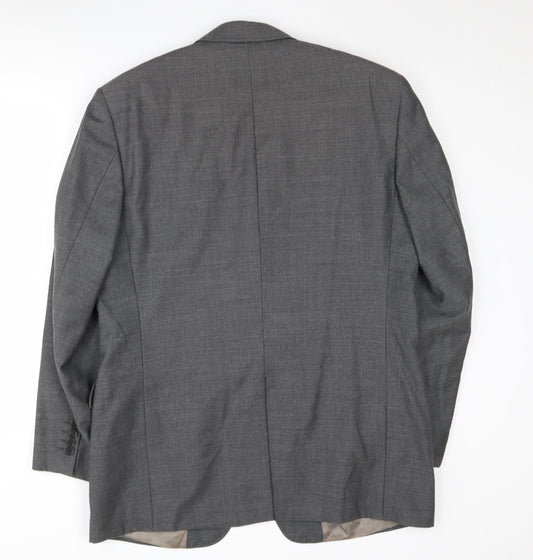 Mens UK Size 40 Marks and Spencer Regular Grey Suit Jacket