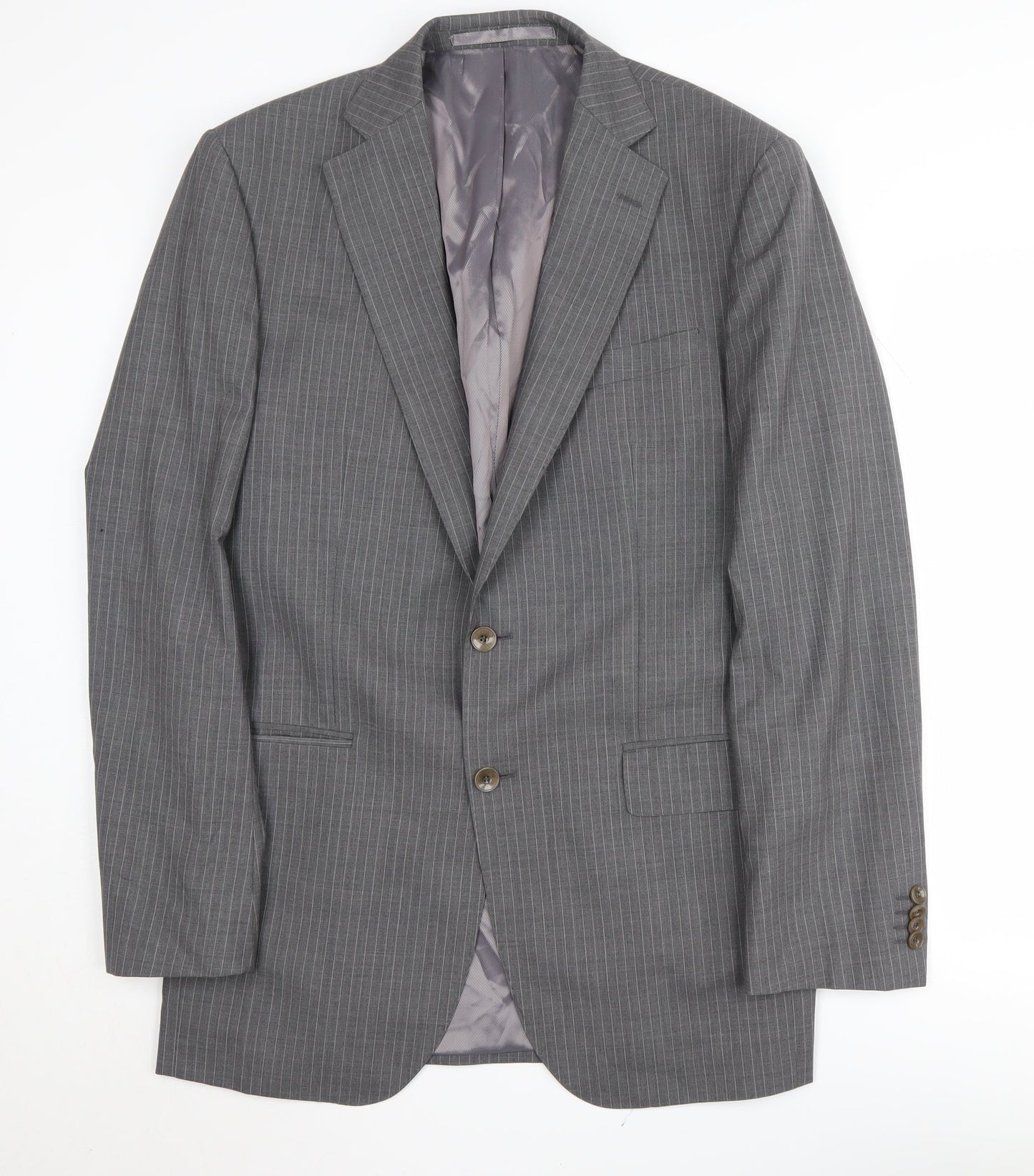 Mens UK Size 38 Marks and Spencer Regular Grey Suit Jacket
