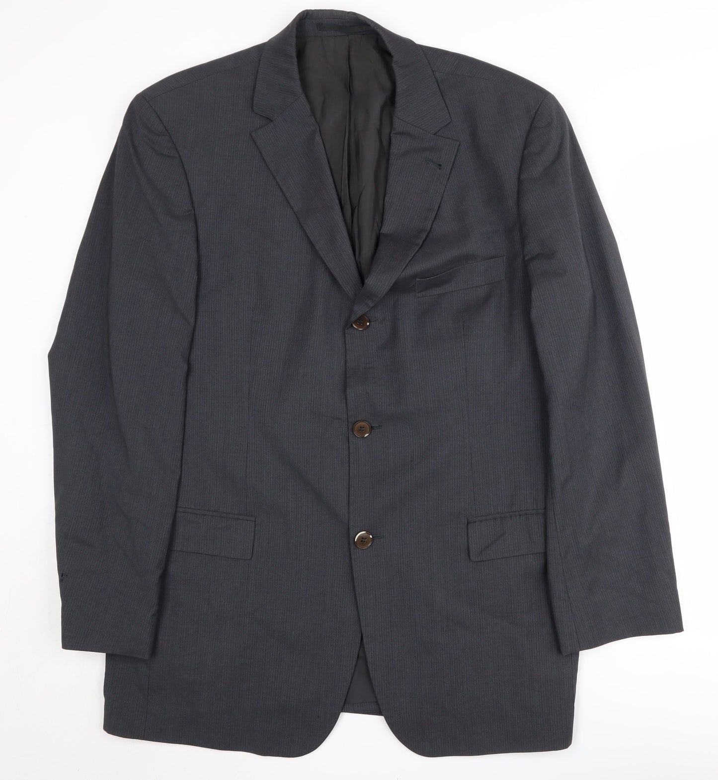 Mens UK Size 40 HUGO BOSS Regular Blue Suit Jacket