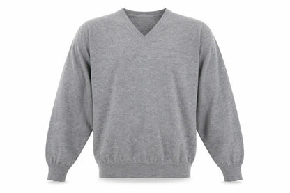 Mens UK Size 2XL Oscar Jacobson Grey Pullover Jumper