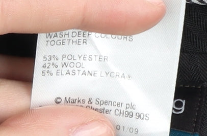 Marks and Spencer Men's Black Dress Pants 40in