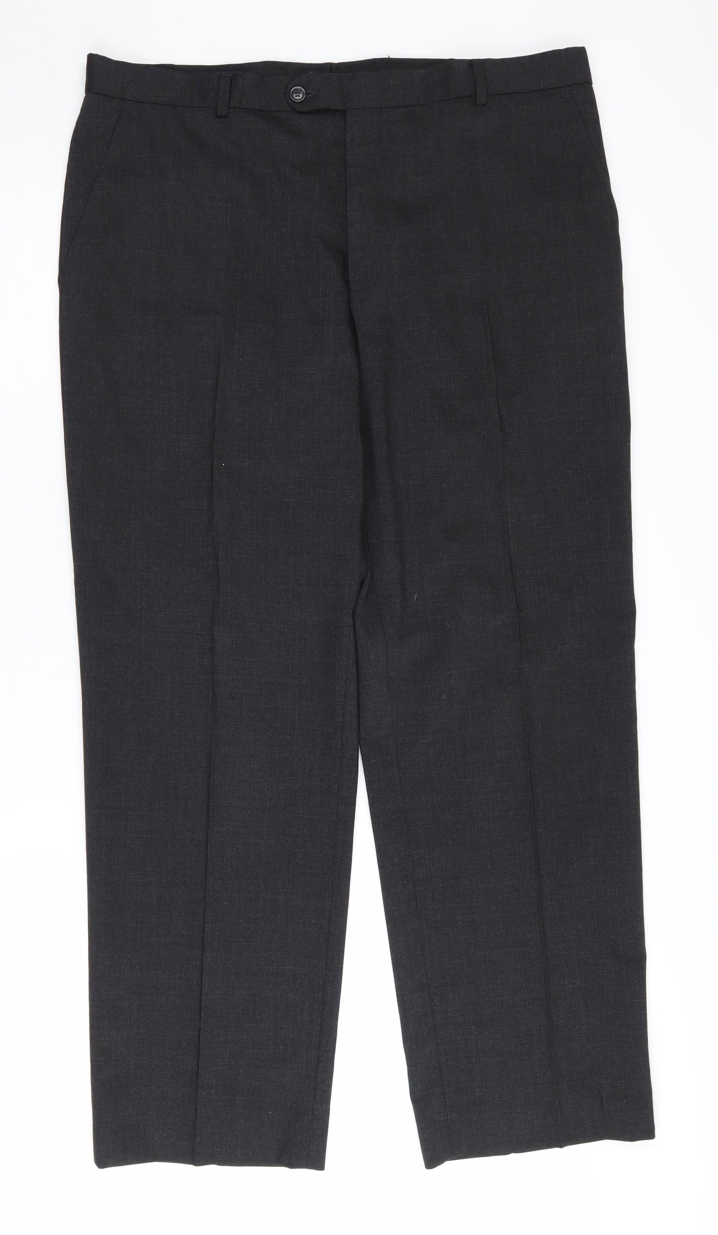 Taylor & Wright Men's Black Wool Trousers, Size 36 S