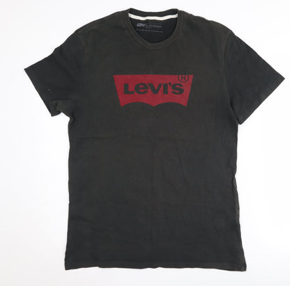 Levi's Men's Black M T-Shirt Graphic Logo