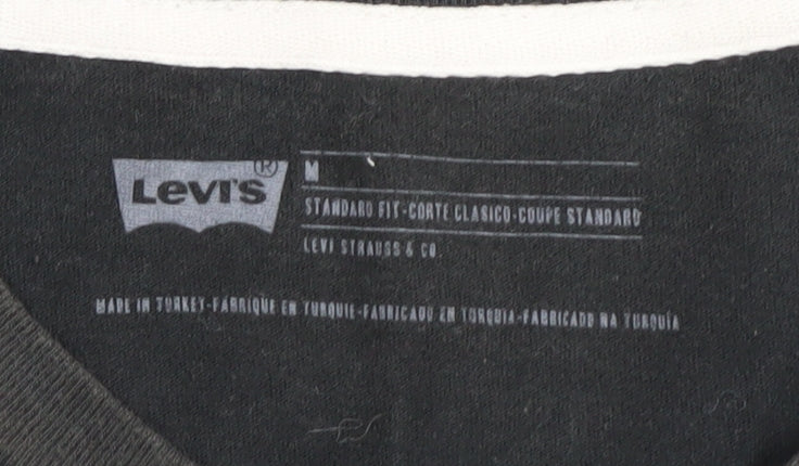 Levi's Men's Black M T-Shirt Graphic Logo