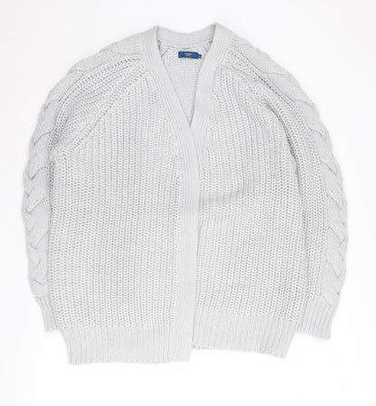 Cotton Traders Women's Grey Cardigan Size 20 Relaxed Fit