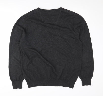 Rocha John Rocha Men's Black V-Neck Pullover Jumper L