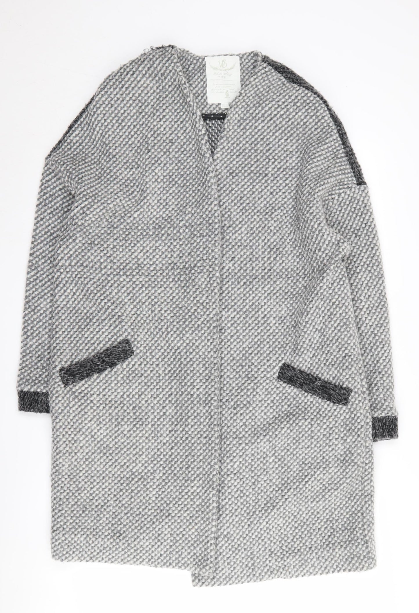 Womens UK Size 14 White Stuff Grey Cardigan Jumper