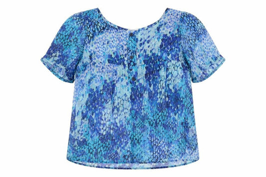 Womens UK Size 22 Damart Blue  Blouse