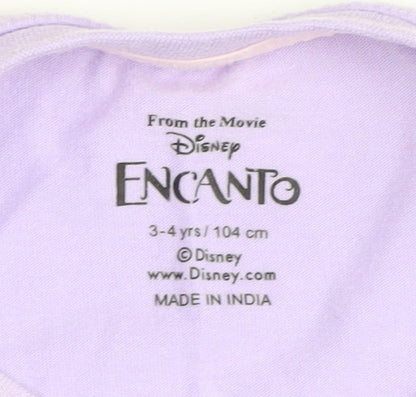 Disney Girls Encanto Purple Long Sleeve T-Shirt 3-4 Years