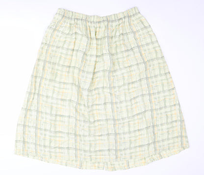 Marks & Spencer Women's Check Skirt, Size 18, Multicoloured