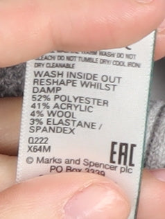 Womens UK Size L Marks and Spencer Grey  Jumper