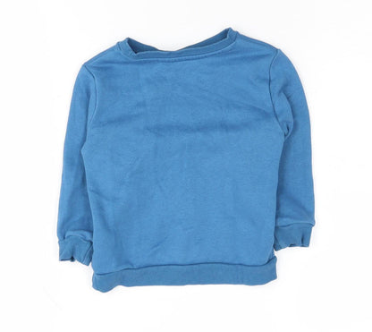 George Boys Blue Marvel Pullover Sweatshirt Size 2 Years