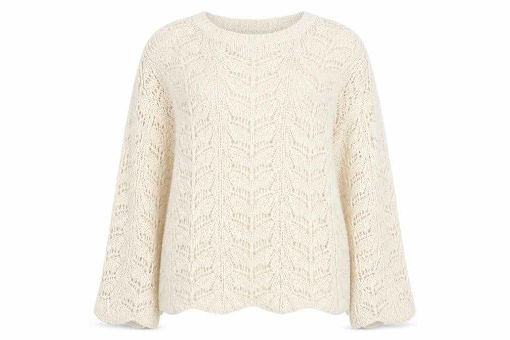 Womens UK Size L Zara Ivory Pullover Jumper