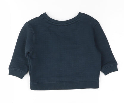 Firetrap Unisex Baby Pullover Jumper, Blue, 12-18 Months