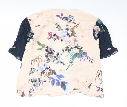 Next Girls Floral Shrug in Multicoloured Viscose, Size 9 Years