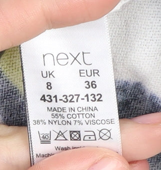 Womens UK Size 8 NEXT Multicoloured Cardigan Jumper