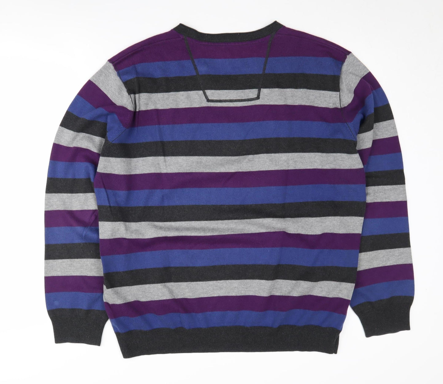 Rocha John Rocha Men's Multicoloured Striped Jumper L