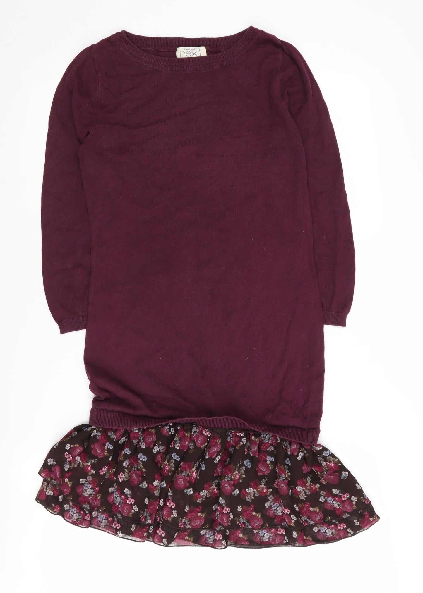 Next Women's Purple Jumper Dress Size 8