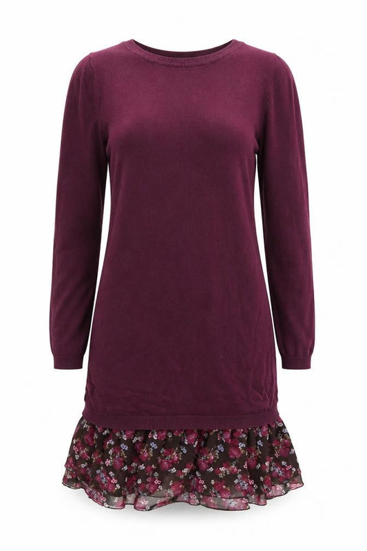 Next Women's Purple Jumper Dress Size 8