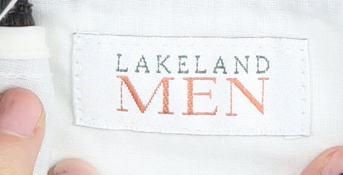 Lakeland Men's Black Pleated Trousers Size 38