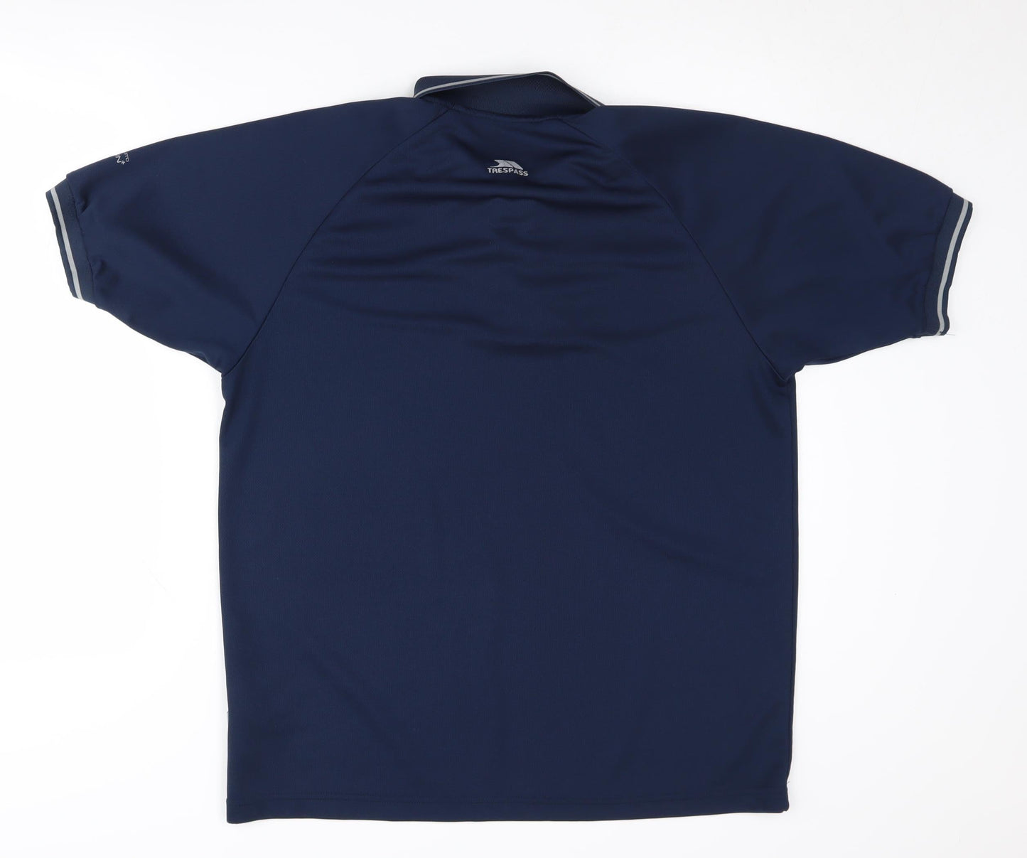 Mens UK Size L Trespass Blue Jersey Polo