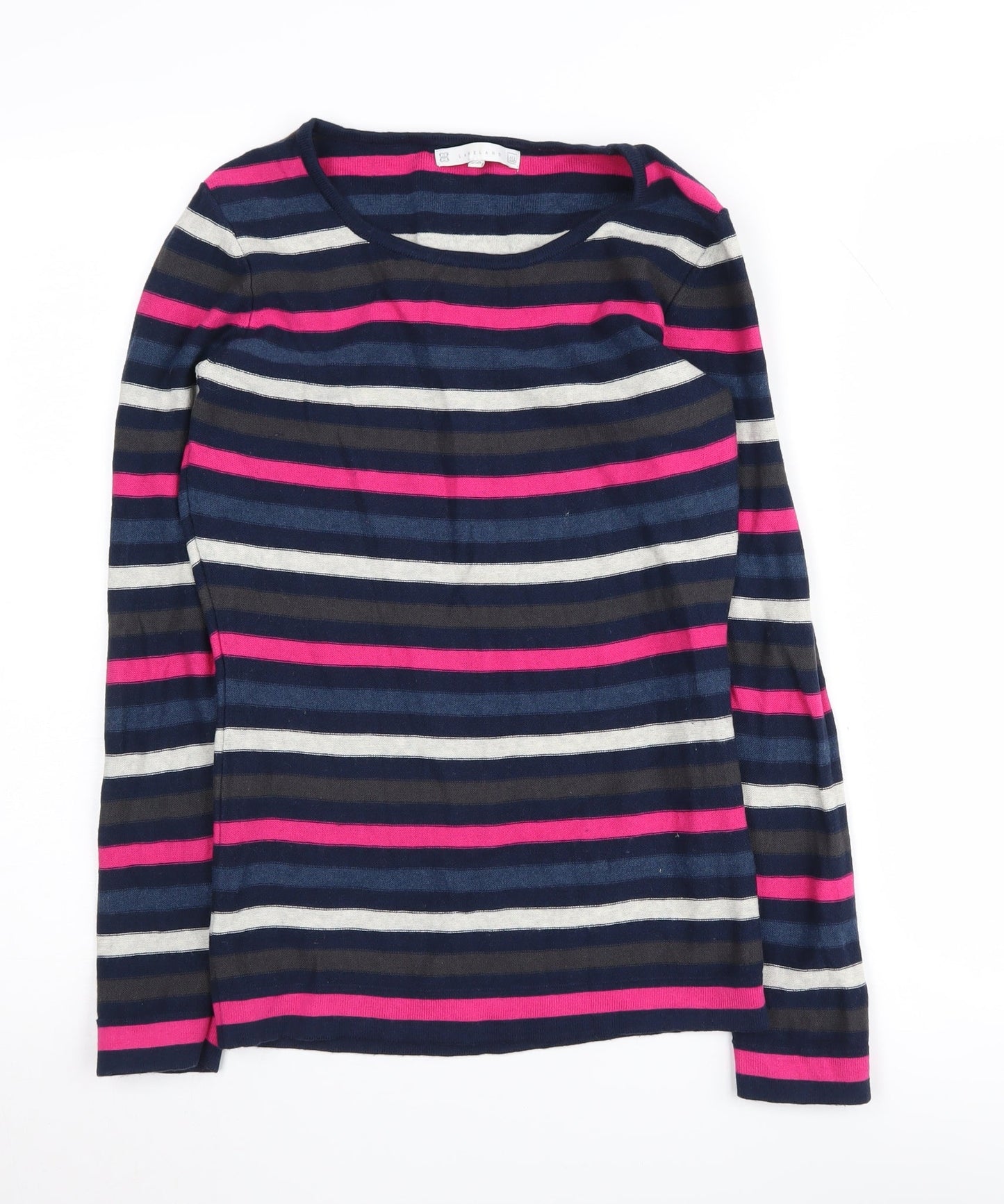 Womens UK Size 10 Lakeland Multicoloured Pullover Jumper