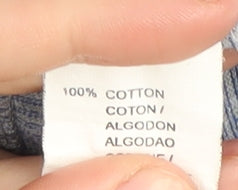 Petroleum Men's Blue XL Striped Cotton Polo