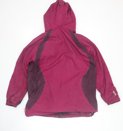 Womens UK Size 14 Regatta Purple Parka Coat