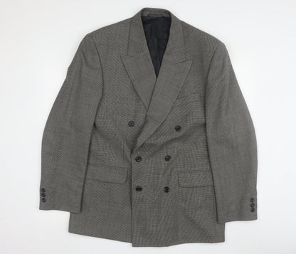 Womens UK Size L Debenhams Grey Military Jacket
