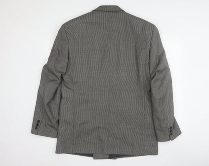 Womens UK Size L Debenhams Grey Military Jacket