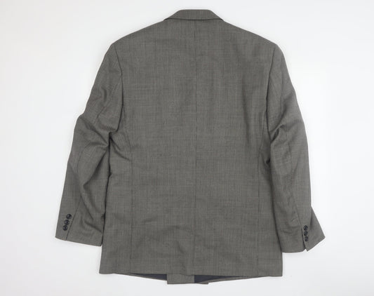 Womens UK Size L Debenhams Grey Military Jacket