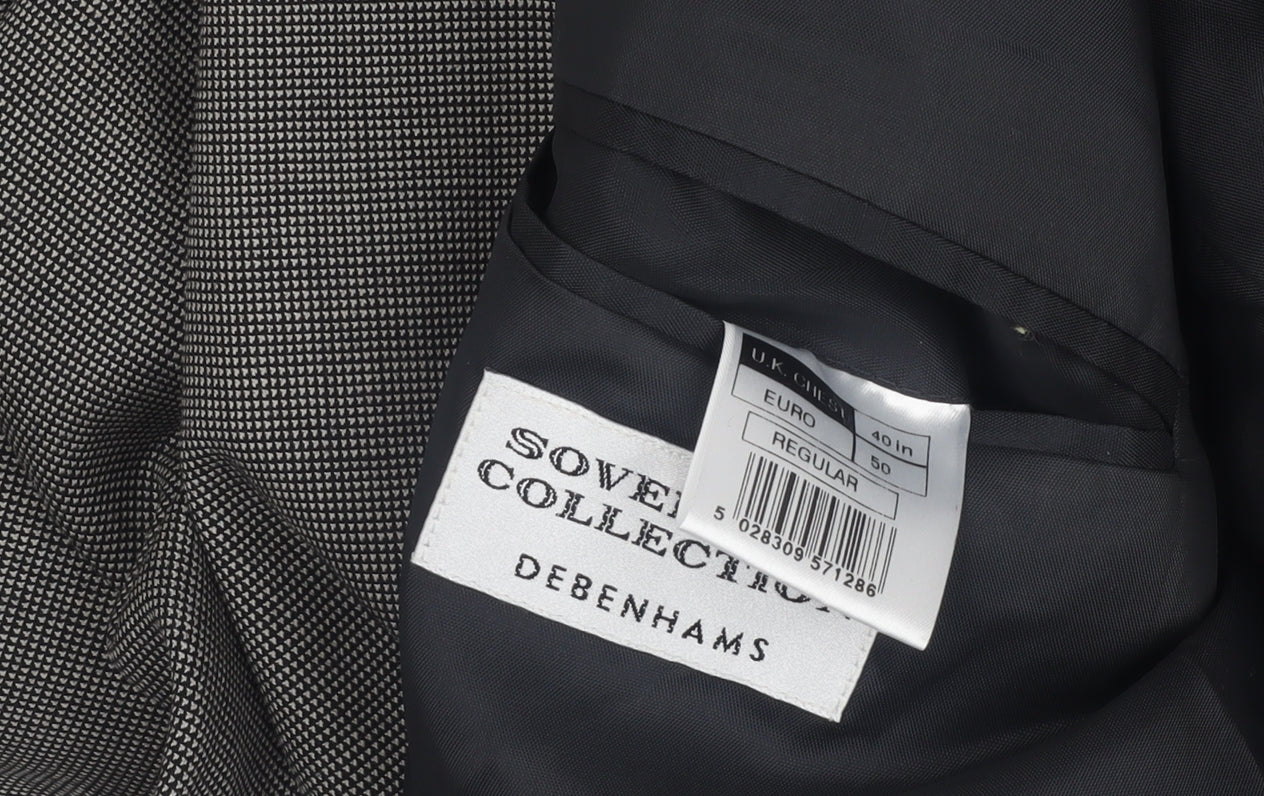Womens UK Size L Debenhams Grey Military Jacket
