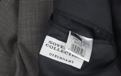 Womens UK Size L Debenhams Grey Military Jacket