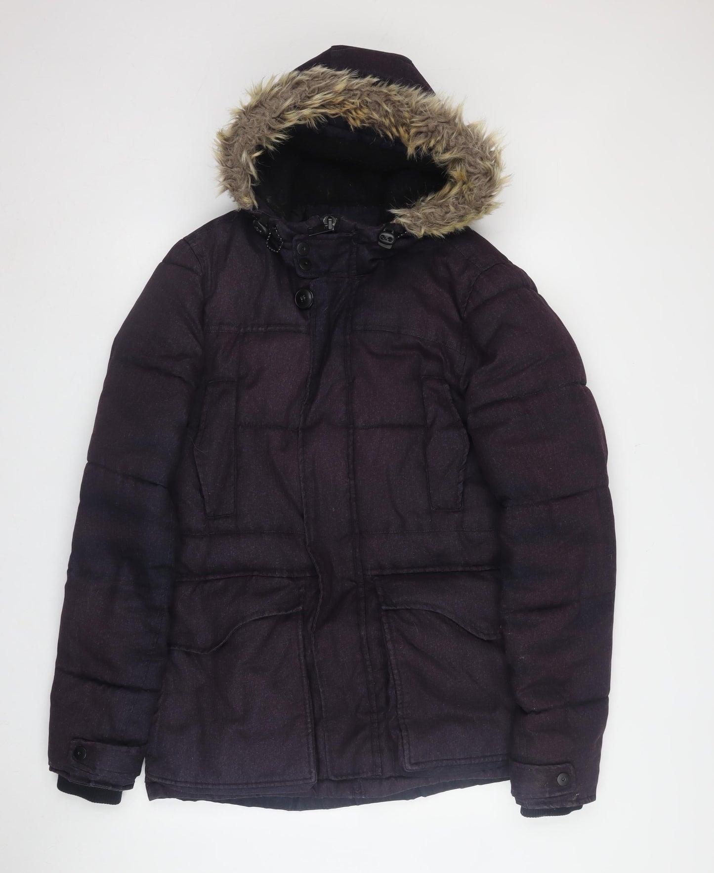 Womens UK Size S NEXT Black Puffer Jacket