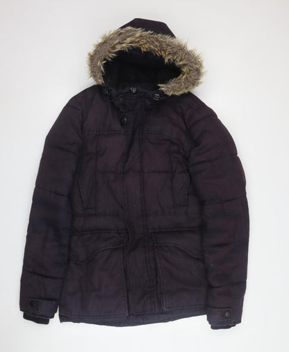 Womens UK Size S NEXT Black Puffer Jacket