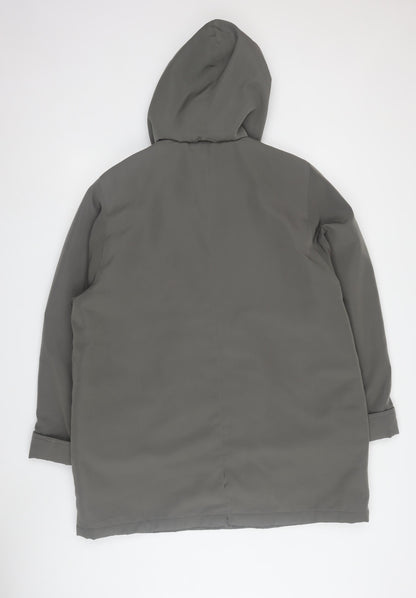 Womens UK Size M Bonmarché Green Parka Coat