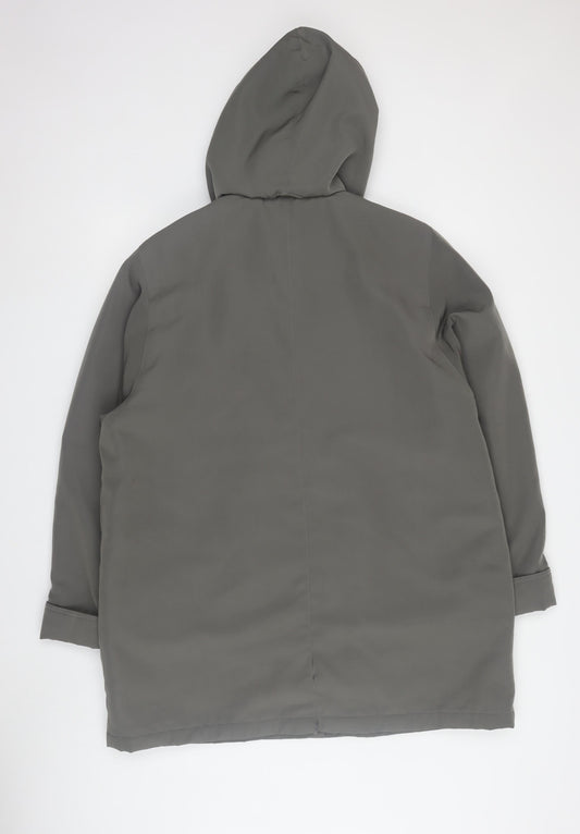 Womens UK Size M Bonmarché Green Parka Coat