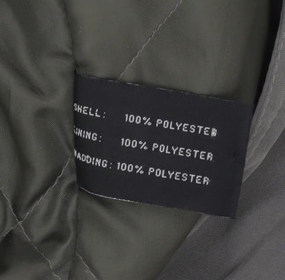 Womens UK Size M Bonmarché Green Parka Coat