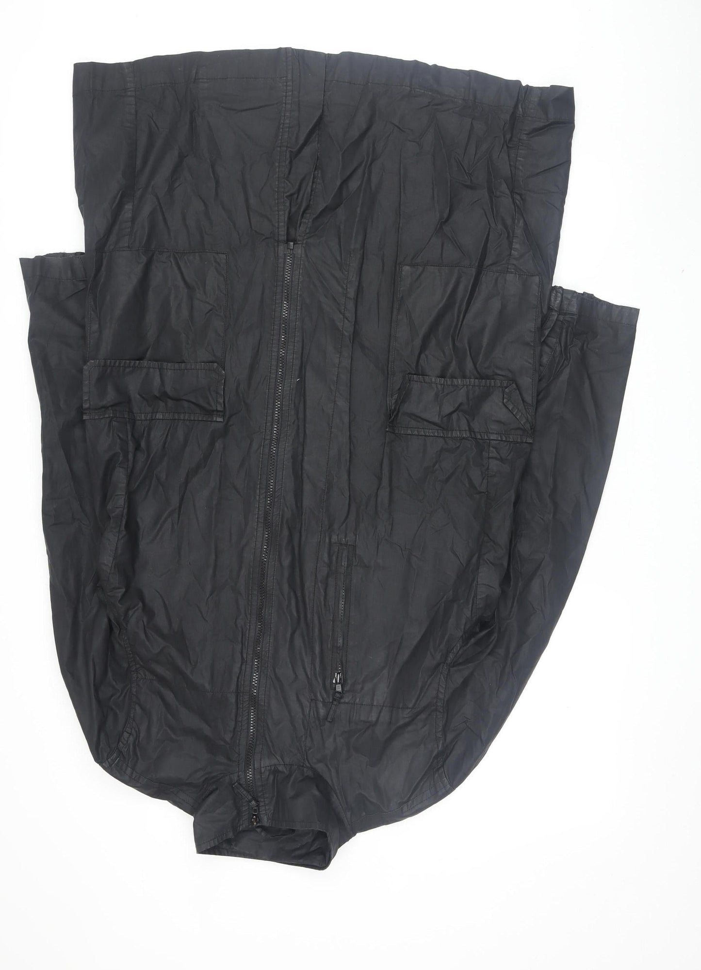 Womens UK Size L French Connection Black Anorak Coat