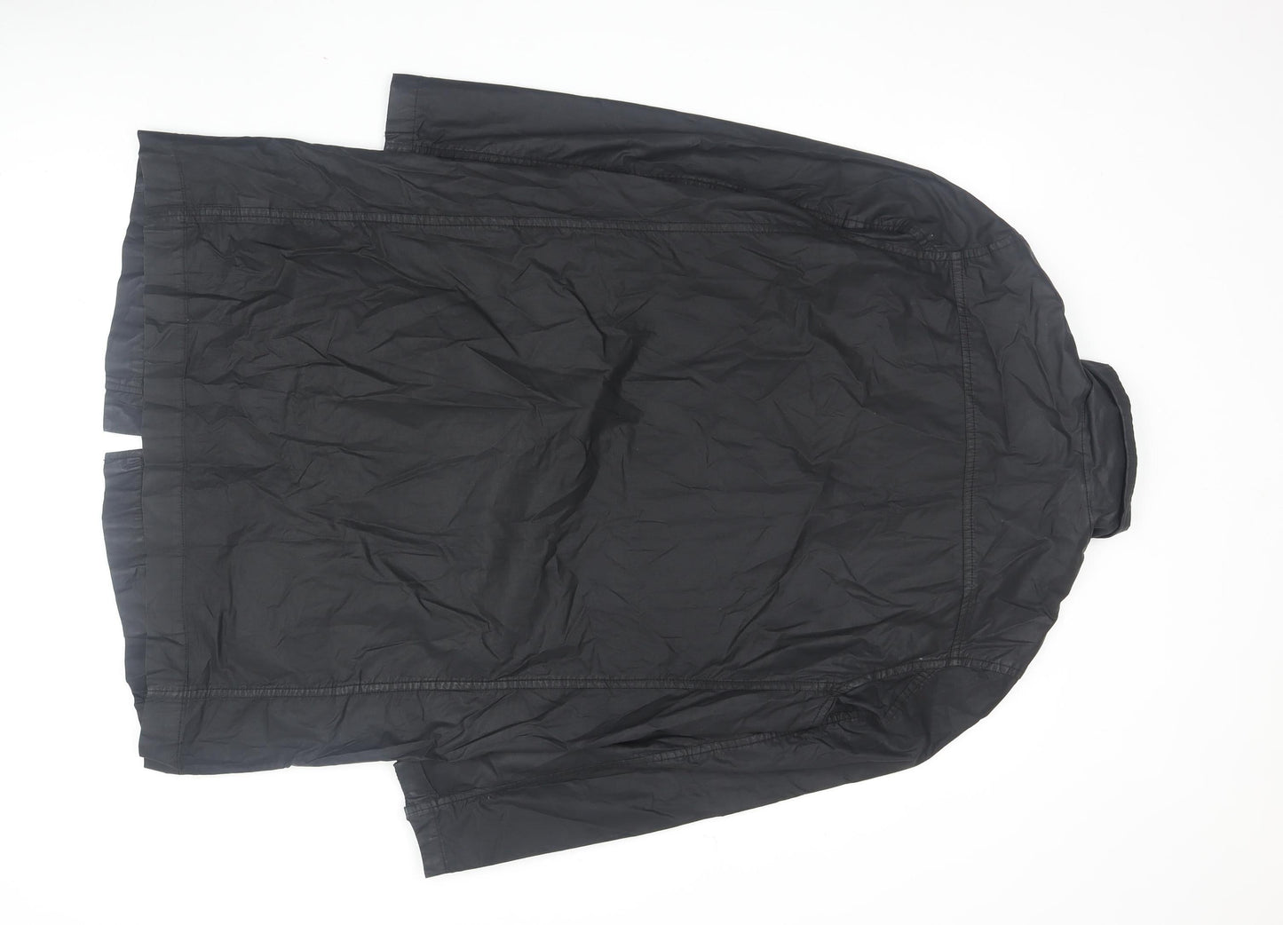 Womens UK Size L French Connection Black Anorak Coat