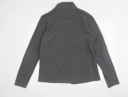 Peter Storm Unisex Grey 1/4 Zip Fleece Sweatshirt 16