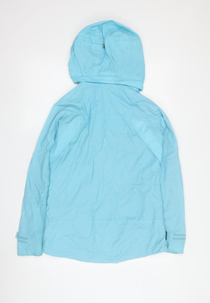 Womens UK Size S TOG24 Blue Parka Coat