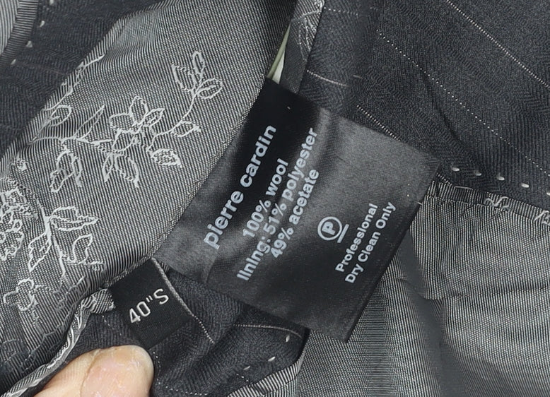 Mens UK Size 40 Pierre Cardin Regular Grey Suit Jacket