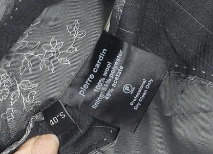 Mens UK Size 40 Pierre Cardin Regular Grey Suit Jacket