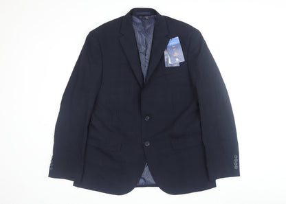 Mens UK Size 40 Marks and Spencer Regular Blue Suit Jacket