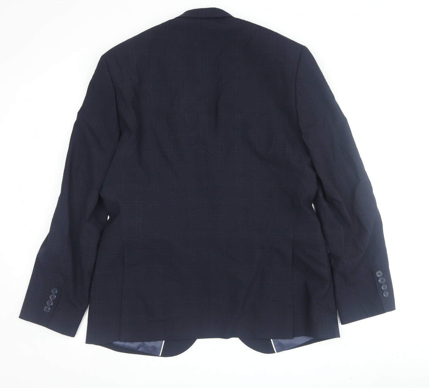 Mens UK Size 40 Marks and Spencer Regular Blue Suit Jacket
