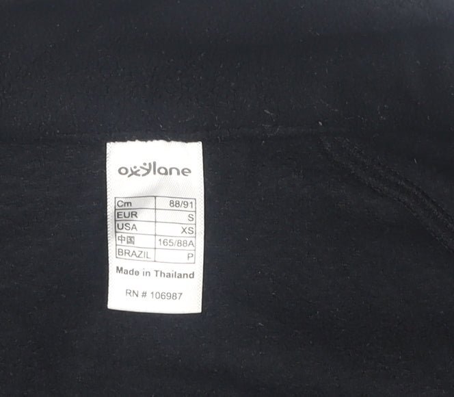 Oxylane Women's Black Fleece Jacket Size 10
