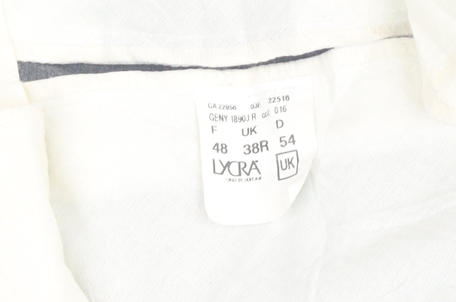 Saint Hilaire Grey Men's Dress Pants 48 Regular