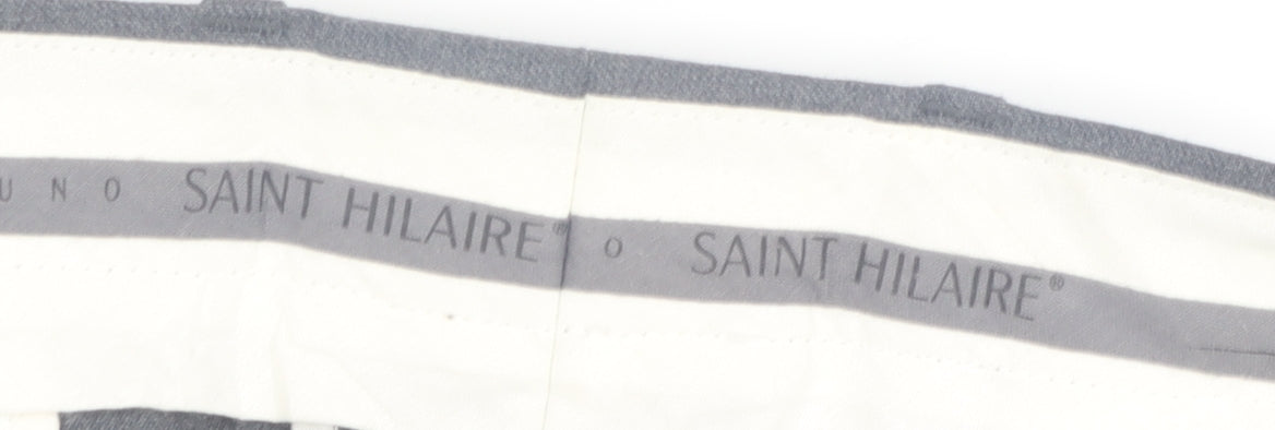 Saint Hilaire Grey Men's Dress Pants 48 Regular