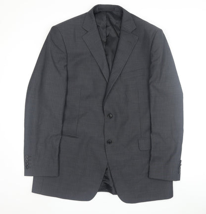 Mens UK Size 44 Marks and Spencer Regular Black Suit Jacket
